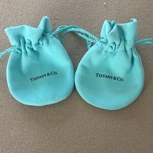 Tiffany & Co. Turquoise Drawstring Pouches